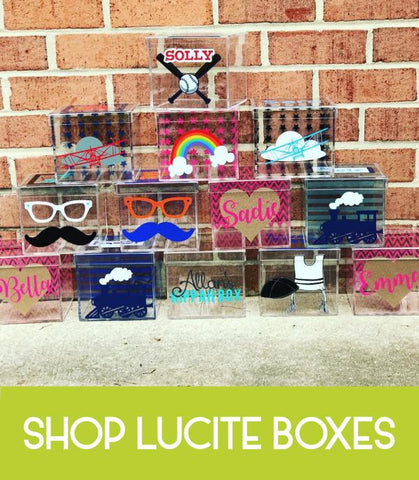 Lucite Boxes