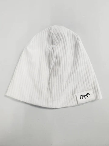 Winter White Beanie Hat