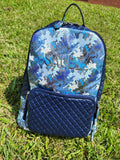 Camo Navy Backpack