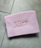 Light Pink Waffle Toiletry Bag