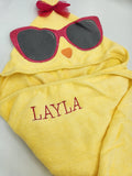 Cute Chick Sunglasses Towel