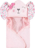 Flower Bunny Hooded Toddler Towel
