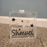 Stars and Name Lucite Box
