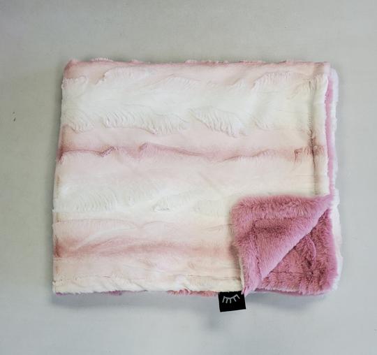 Ombre and Mauve Minky Blanket