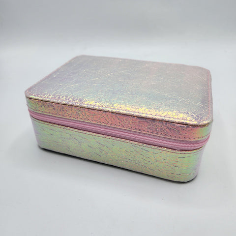 Light Pink Shimmer Jewelry Case