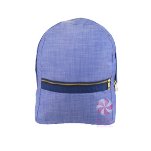 Blue Chambray Backpack