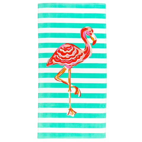 Fun Flamingo Towel
