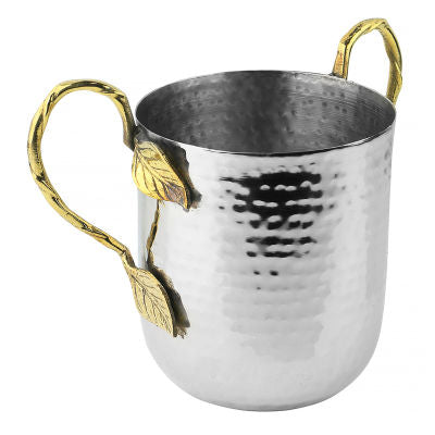 Hammered Stainless Steel Washing Cup