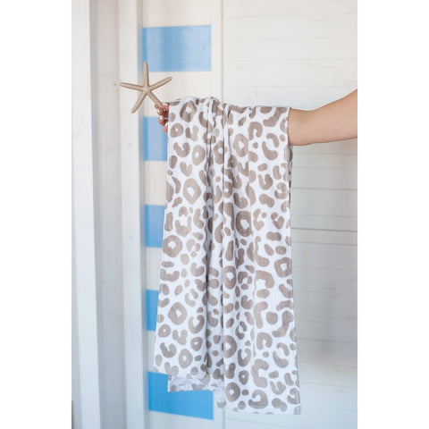 Pastel Leopard Towel
