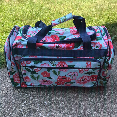 Floral Patterned Duffle