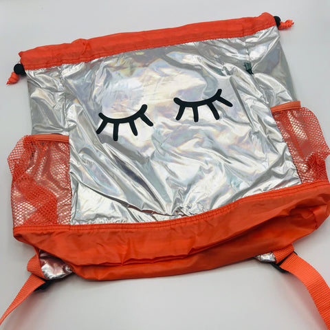 Coral Eyes Drawstring Camp Bag