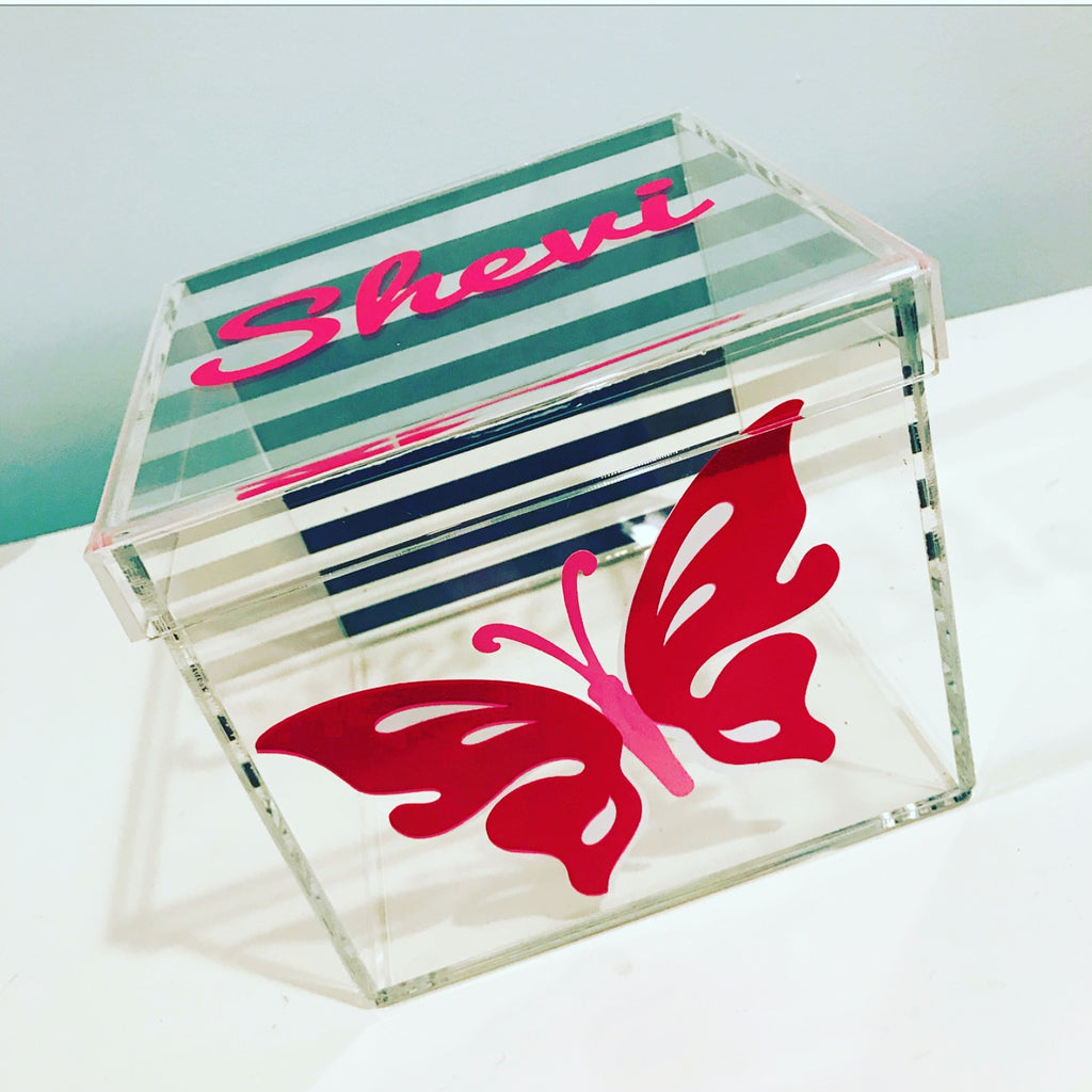 Butterfly Lucite Box