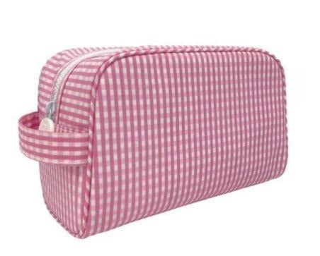 Pink Gingham Toiletry