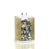 Large Gold Glitter Lucite Canister
