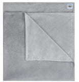 MinkyBee Stroller Blanket Solid Grey
