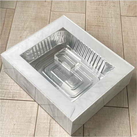 Marble Rectangle Pan Holder