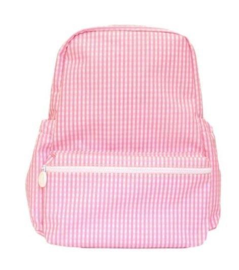 Pink Gingham Backpack
